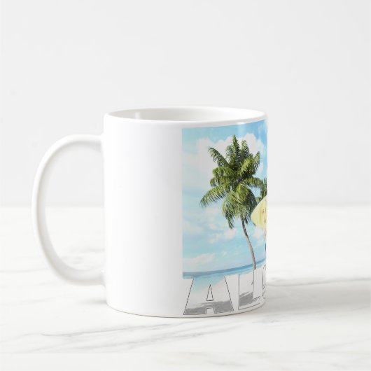 アロハ01 コーヒーマグカップ (左)
