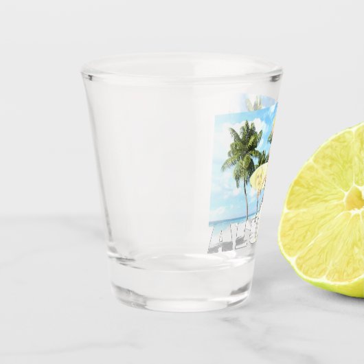 アロハ01 ショットグラス (左)