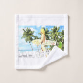 アロハ01 バスタオルセット (ウォッシュタオル)