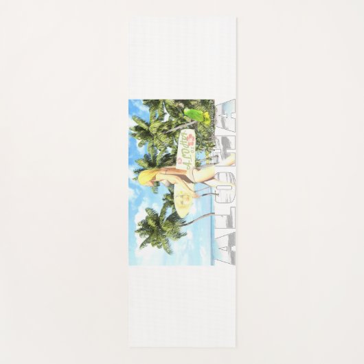 アロハ01 ヨガマット (正面)