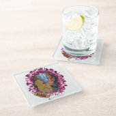 アロハ10 ガラスコースター (アングル)