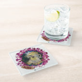 アロハ27 ガラスコースター (アングル)