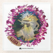 アロハ27 ガラスコースター (正面)