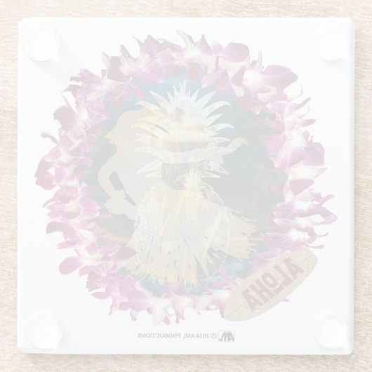 アロハ27 ガラスコースター (裏面)