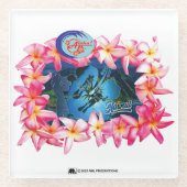 アロハ2 10 ガラスコースター (正面)