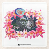 アロハ2 11 ガラスコースター (正面)