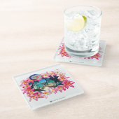 アロハ2 12 ガラスコースター (アングル)