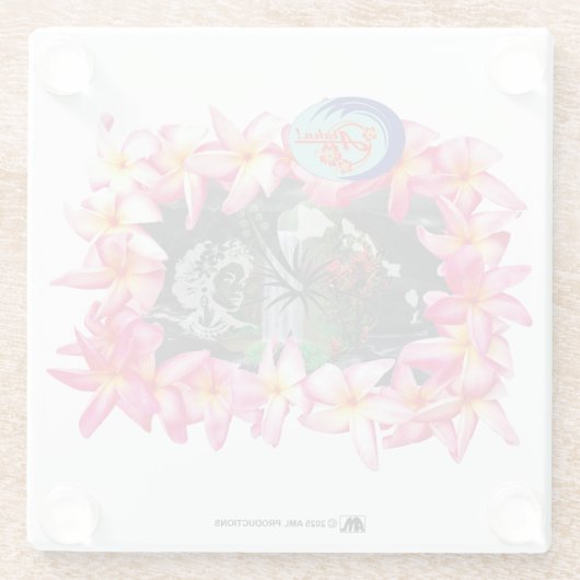 アロハ2 2 ガラスコースター (裏面)