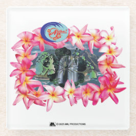 アロハ2 3バージョン2 ガラスコースター