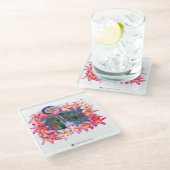 アロハ2 4バージョン1 ガラスコースター (アングル)