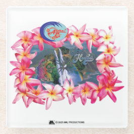 アロハ2 4バージョン1 ガラスコースター