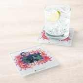 アロハ2 5バージョン2 ガラスコースター (アングル)