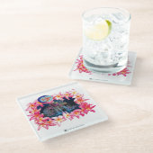 アロハ2 6バージョン2 ガラスコースター (アングル)