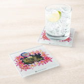 アロハ2 7バージョン2 ガラスコースター (アングル)