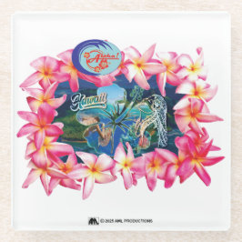 アロハ2 8 ガラスコースター