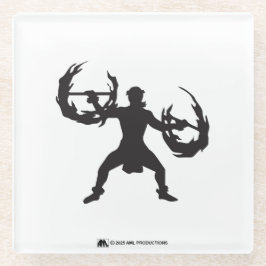 アロハ3フラマンファイアダンサー ガラスコースター