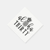 アロハ30歳 スタンダードカクテルナプキン (角)