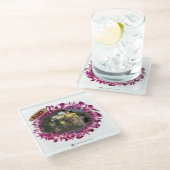 アロハ33バージョン1 ガラスコースター (アングル)