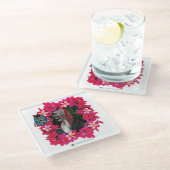 アロハ3 12 ガラスコースター (アングル)