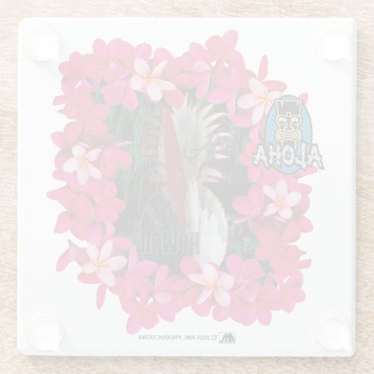 アロハ3 12 ガラスコースター (裏面)