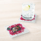 アロハ3 1 ガラスコースター (アングル)