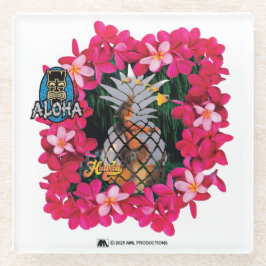 アロハ3 2 ガラスコースター