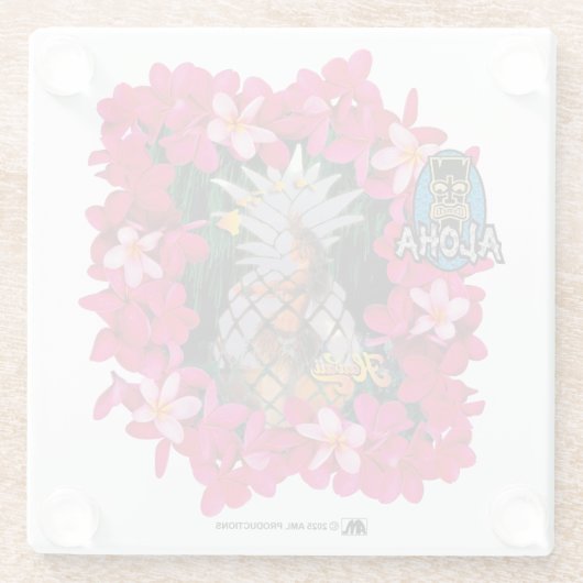 アロハ3 3 ガラスコースター (裏面)