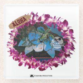 アロハ40 ガラスコースター