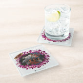 アロハ41 ガラスコースター (アングル)