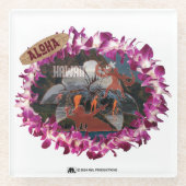 アロハ41 ガラスコースター (正面)