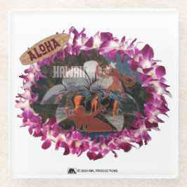 アロハ41 ガラスコースター