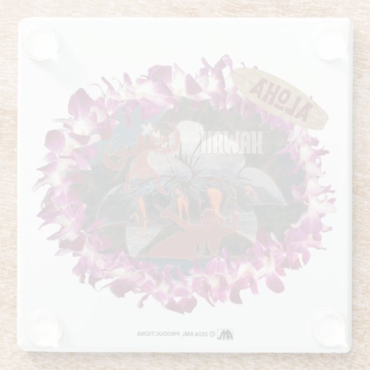 アロハ41 ガラスコースター (裏面)