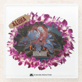 アロハ42 ガラスコースター