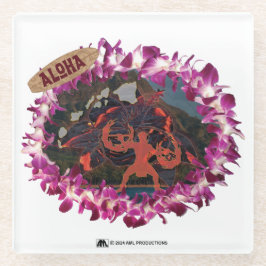 アロハ44 ガラスコースター