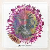 アロハ47 ガラスコースター (正面)