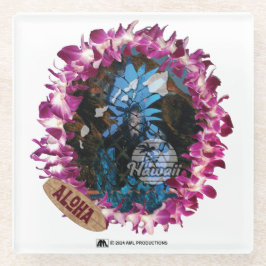 アロハ48 ガラスコースター