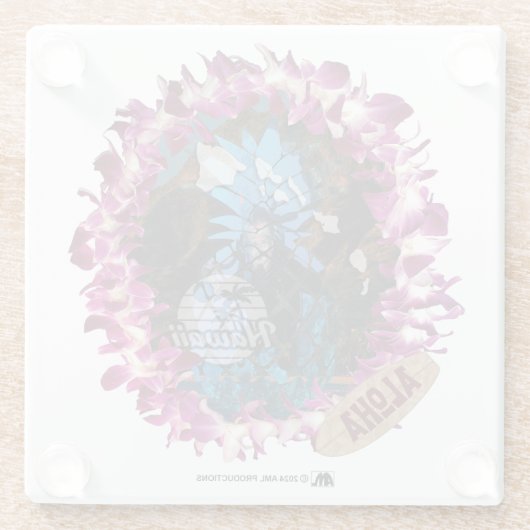 アロハ48 ガラスコースター (裏面)