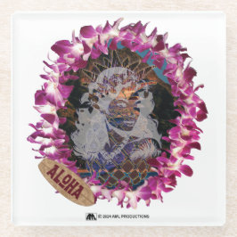 アロハ49バージョン2 ガラスコースター