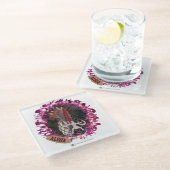 アロハ50 ガラスコースター (アングル)