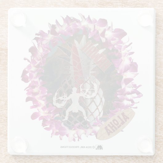 アロハ50 ガラスコースター (裏面)