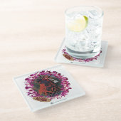 アロハ52 ガラスコースター (アングル)