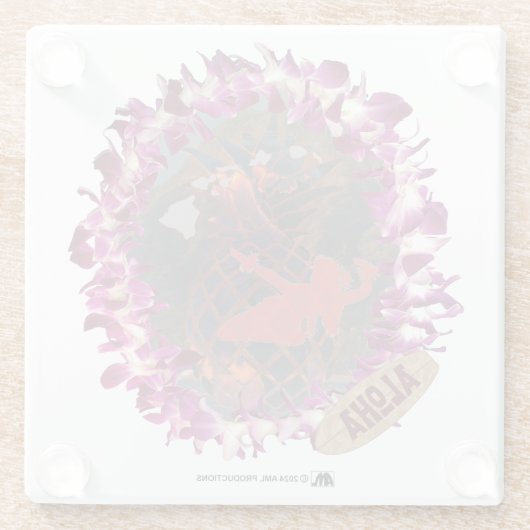 アロハ53 ガラスコースター (裏面)