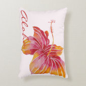 アロハ|のハワイのハイビスカスの花 アクセントクッション (正面(垂直))