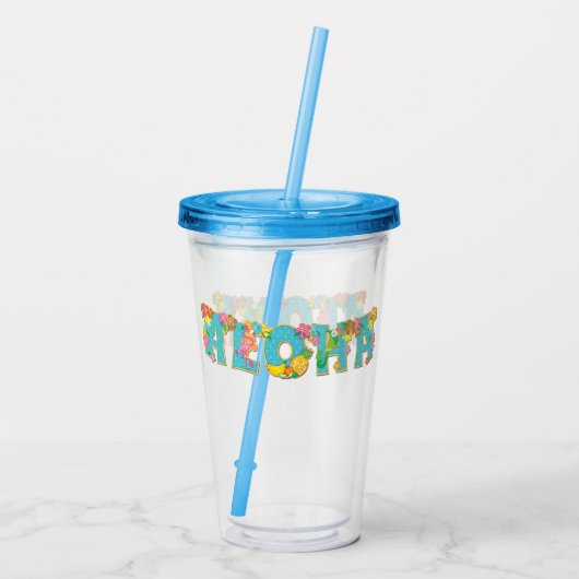 アロハ アクリルタンブラー (裏面)