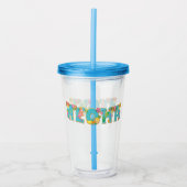 アロハ アクリルタンブラー (正面)