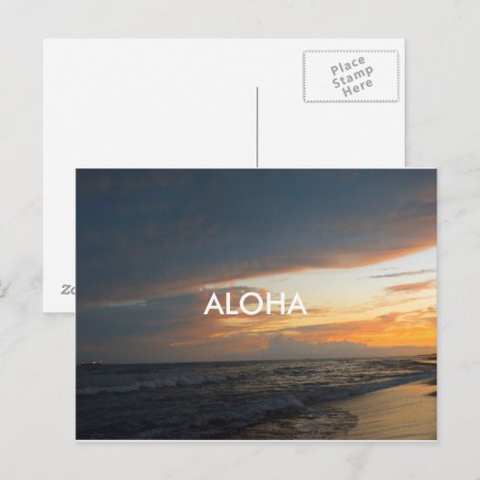 アロハ、オアフ。 ポストカード (正面/裏面)
