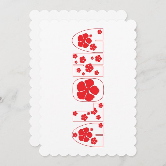 アロハ シーズンカード (正面/裏面)