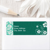 アロハ、シーフオムグリーンダマスク ラベル (インサイチュ)