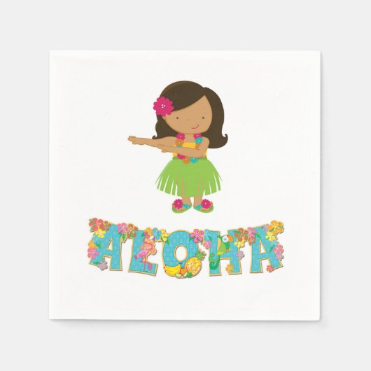 アロハ スタンダードカクテルナプキン (正面)
