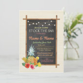 アロハ ストック・ザ・バー カクテル パーティー ご招待状 招待状 (スタンド正面)